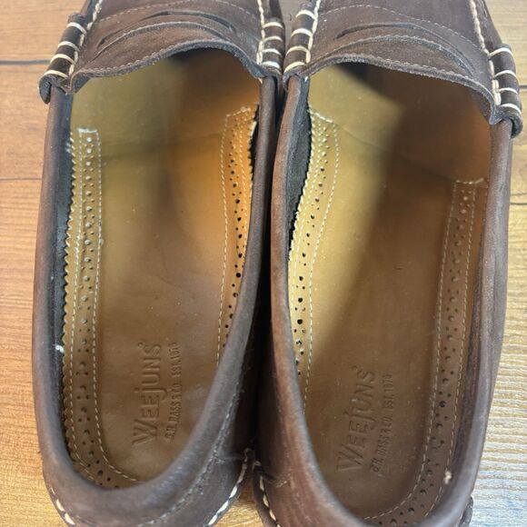 G.H. Bass Weejuns Waldo Penny Loafers Brown Suede Leather Men\'s Shoes Size 11.5D main image 9